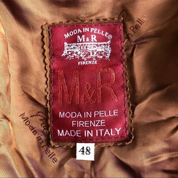 M&R Moda in Pelle Firenze Italian leather jacket - Picture 3 of 6